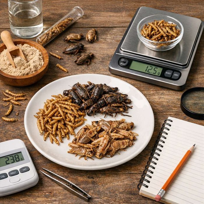 Calories des insectes comestibles : comment sont-elles estimées ?