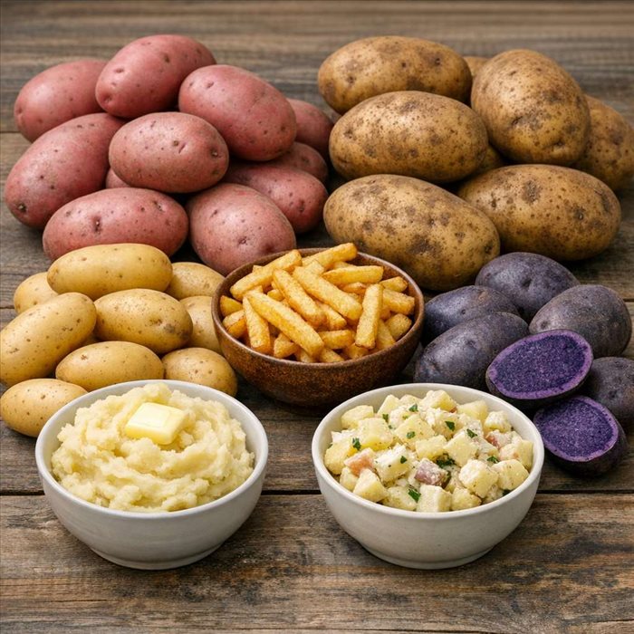 Calories des pommes de terre : pourquoi varient-elles selon la variété ?
