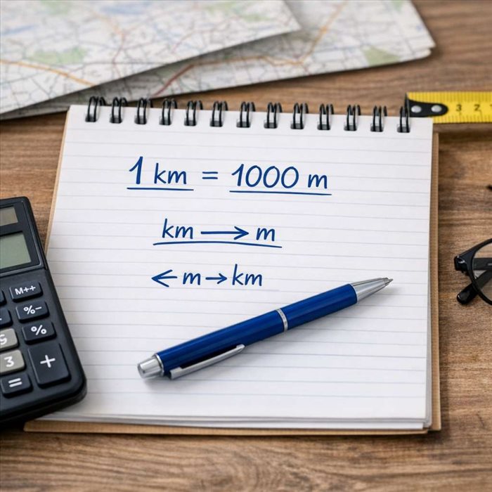 Convertir des kilomètres en mètres : méthode simple et rapide