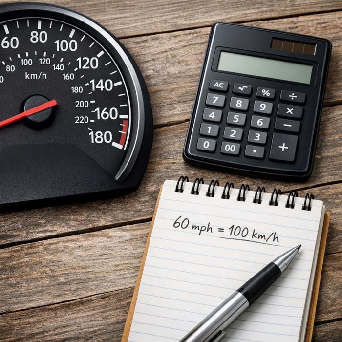 Vitesse mph en km/h : méthode simple de conversion simple et rapide
