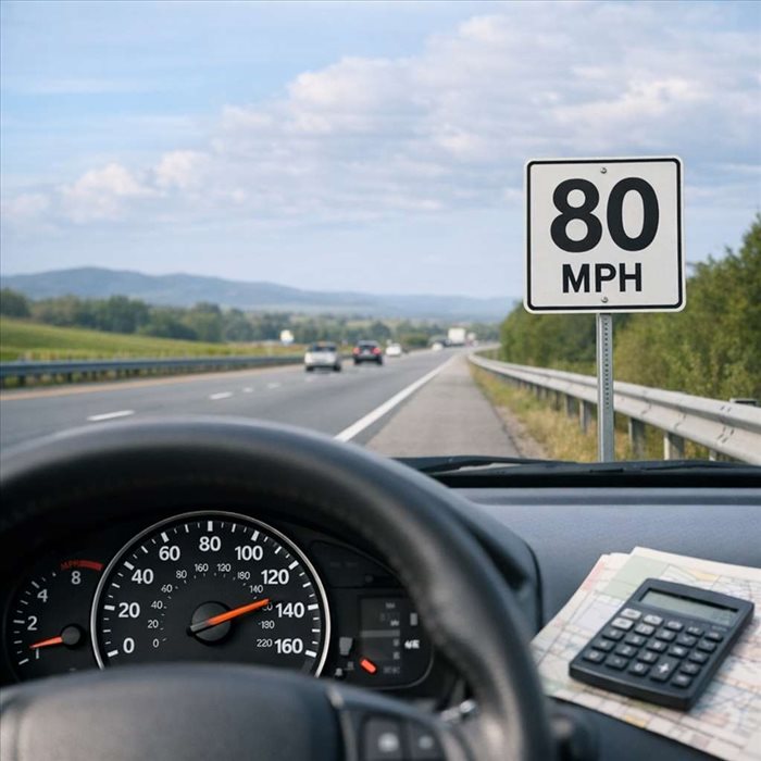 80 mph en km/h : calcul simple de la vitesse