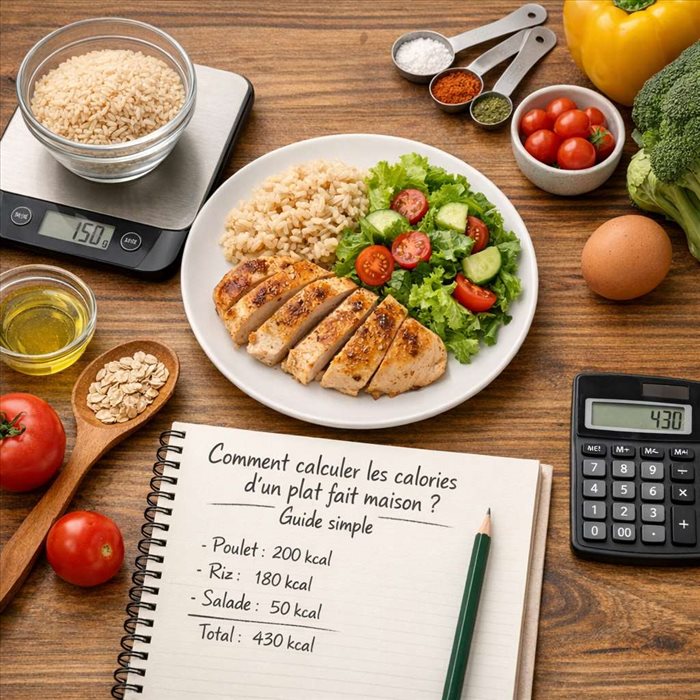 Comment calculer les calories d’un plat fait maison ? Guide simple