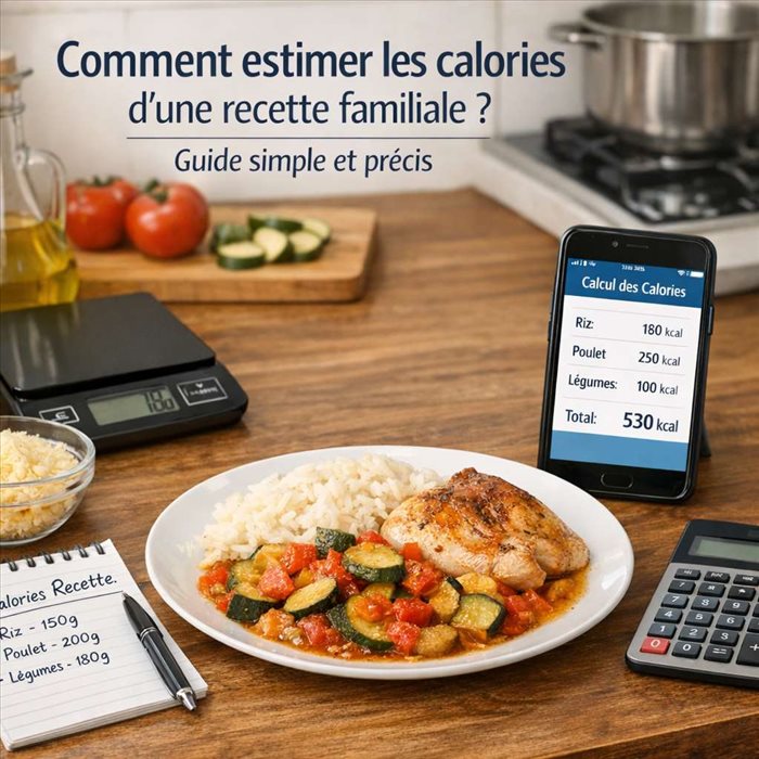 Estimer les calories d'une recette familiale : méthode simple