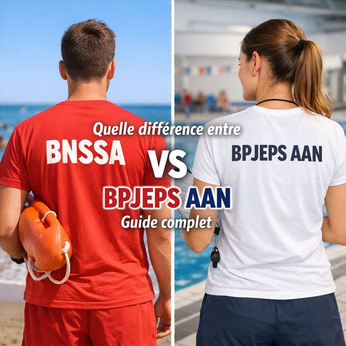 Différence BNSSA et BPJEPS AAN : quel diplôme choisir ?
