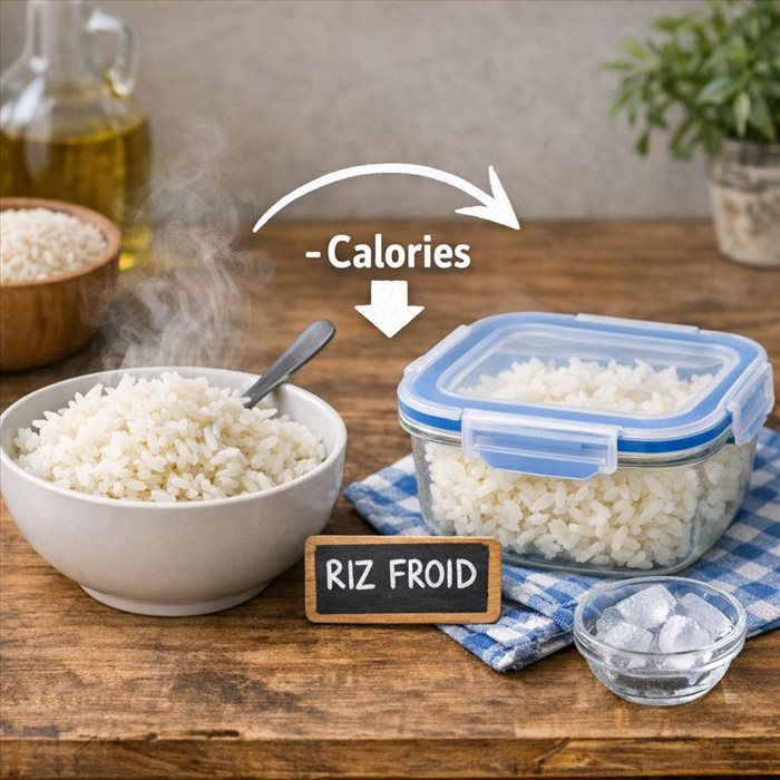 Pourquoi refroidir le riz réduit ses calories ?