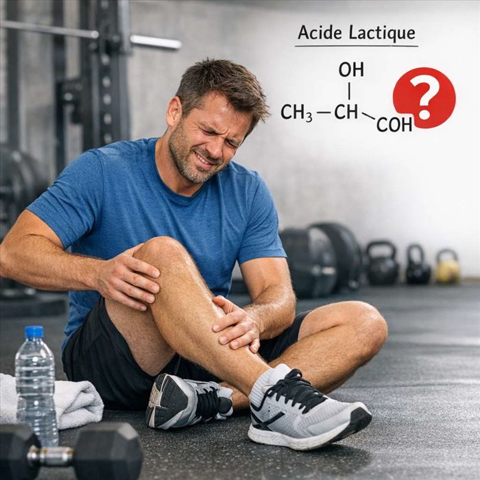 Courbatures et acide lactique : pourquoi le lactate n’est pas en cause