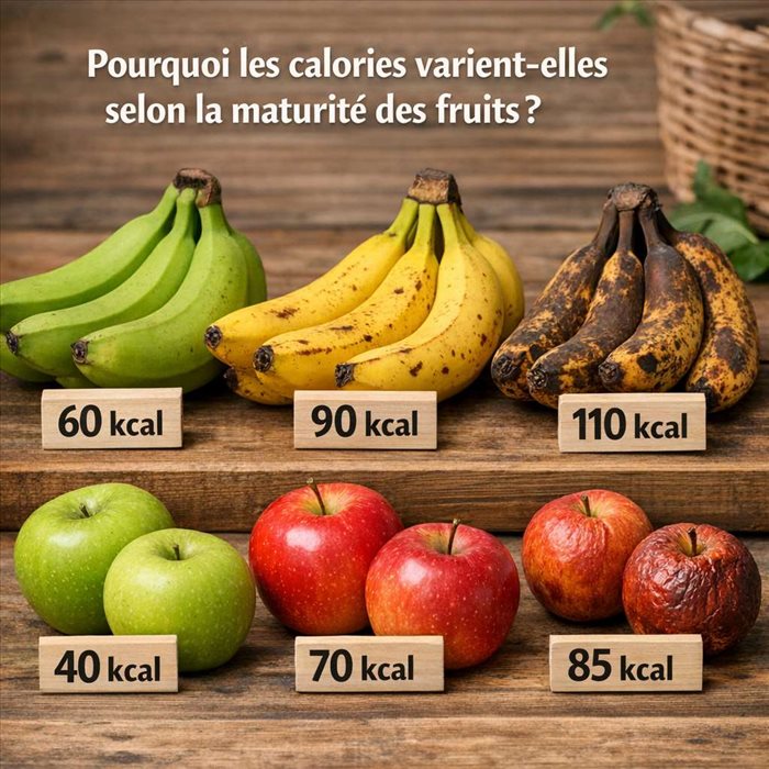 Calories des fruits mûrs : pourquoi varient-elles vraiment ?
