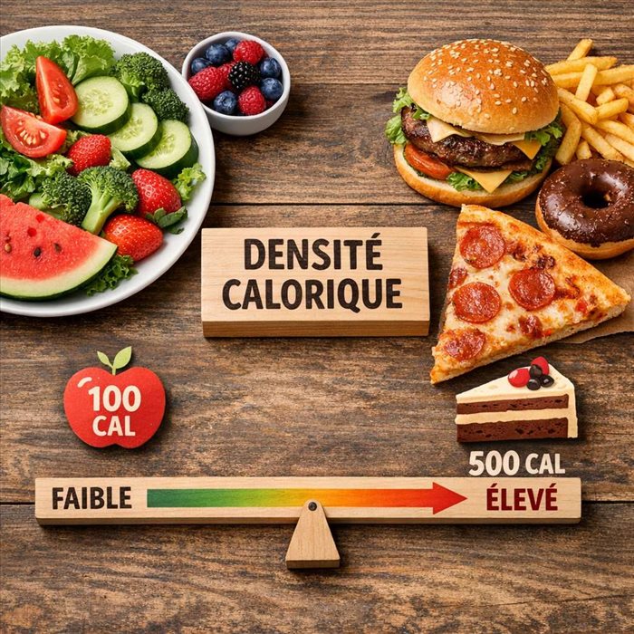 Densité calorique d’un aliment : comprendre en 5 minutes