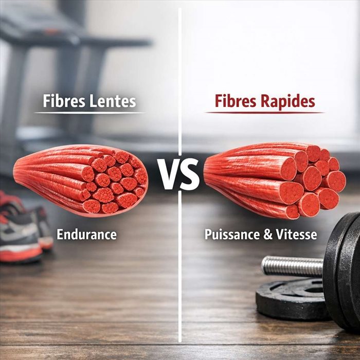 Fibres musculaires lentes et rapides : différences et rôle
