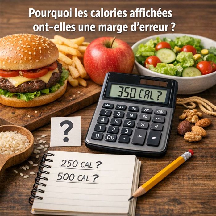 Calories affichées : pourquoi leur marge d’erreur existe 
