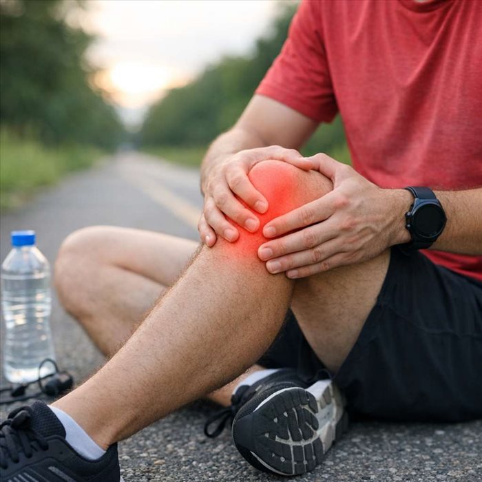 Pourquoi les genoux chauffent-ils après une longue course ?