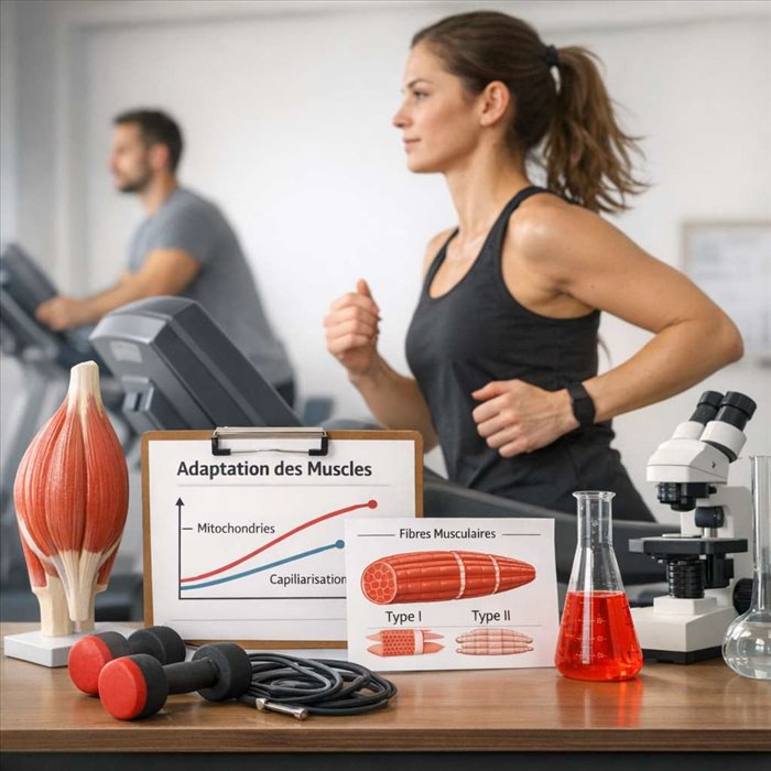 Comment les muscles s'adaptent-ils à l'entraînement d'endurance ?