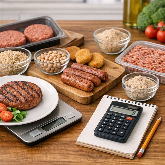 Comment les calories des substituts de viande sont calculées ?