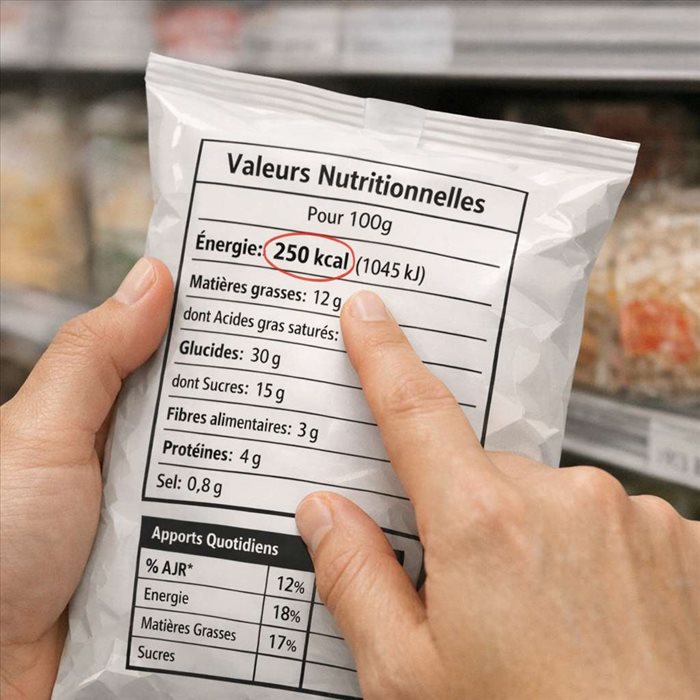 Comment lire les calories sur une étiquette alimentaire | Guide simple