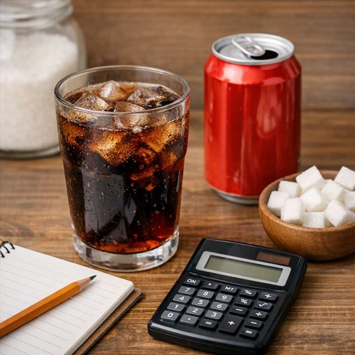Comment les calories des boissons gazeuses sont calculées ?