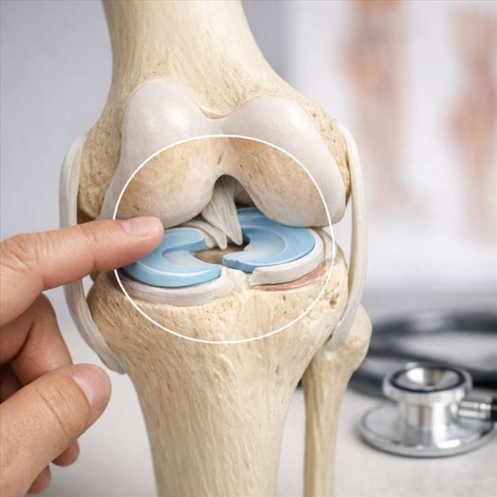 Cartilage méniscal du genou : rôle, fonctionnement et lésions